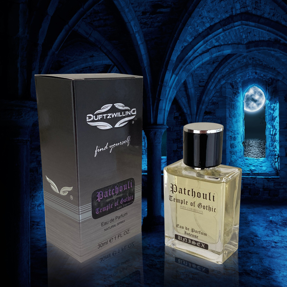 MEGA Autoparfüm PATCHOULY Autoduft PATCHOULI - TEMPLE OF GOTHIC intensiver Duft Düftöl Anhänger