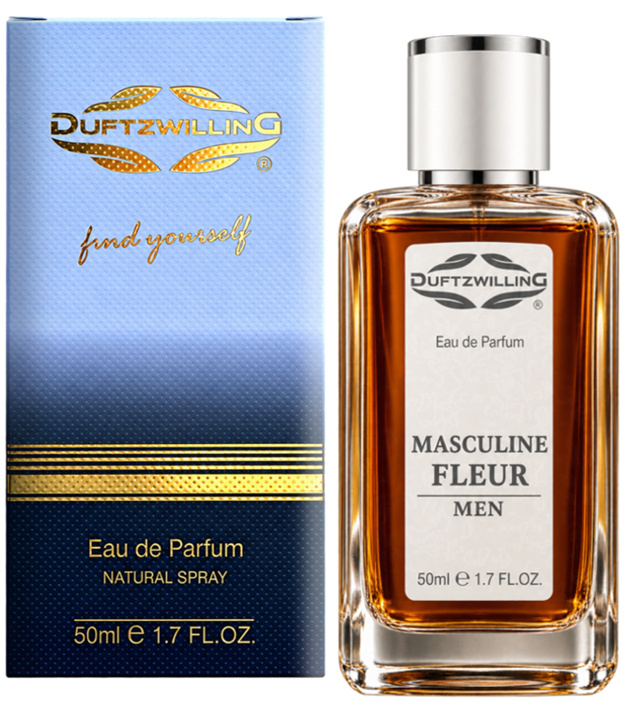 MASCULINE FLEUR - Eau de Parfum für HERREN von DuftzwillinG ® | J6 Men RAR "White Body"
