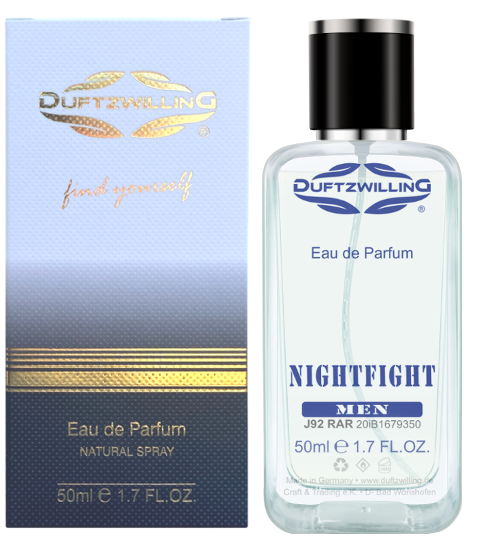 NIGHTFIGHT - Eau de Parfum für HERREN von DuftzwillinG ® | J92 Men RAR