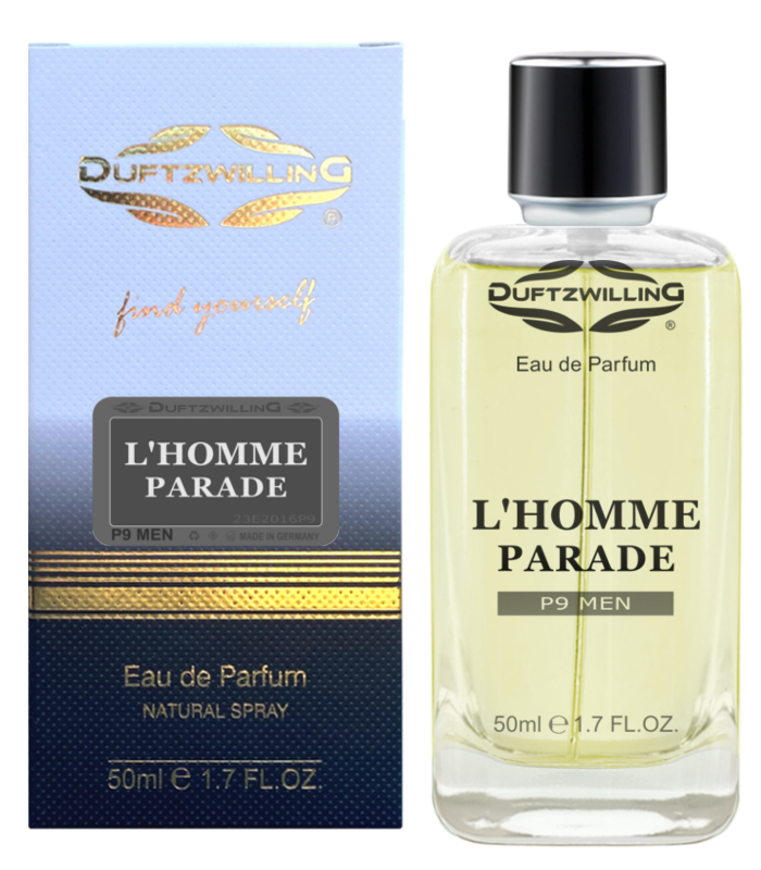 L'HOMME PARADE - Eau de Parfum für HERREN EdP ~ pudrig-frisch | P9 Men