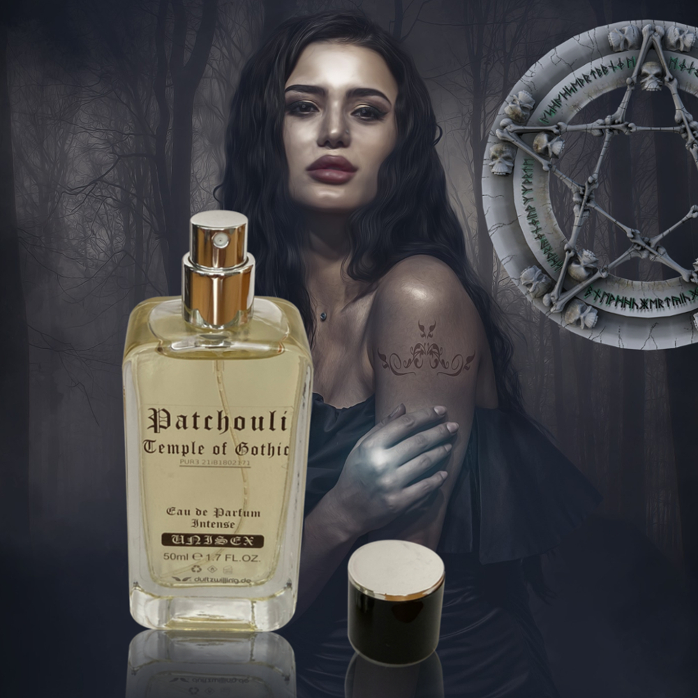 MEGA Autoparfüm PATCHOULY Autoduft PATCHOULI - TEMPLE OF GOTHIC intensiver Duft Düftöl Anhänger