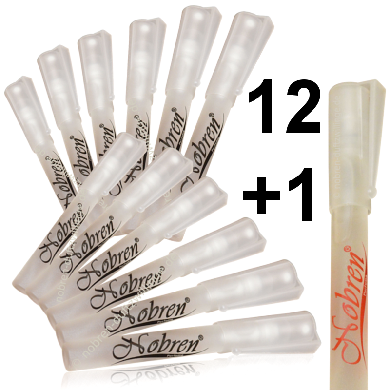12 +1 Duftproben 12x HERREN 1x DAMEN á 8ml DuftzwillinG Eau de Parfum Probepaket Pocket-Düfte