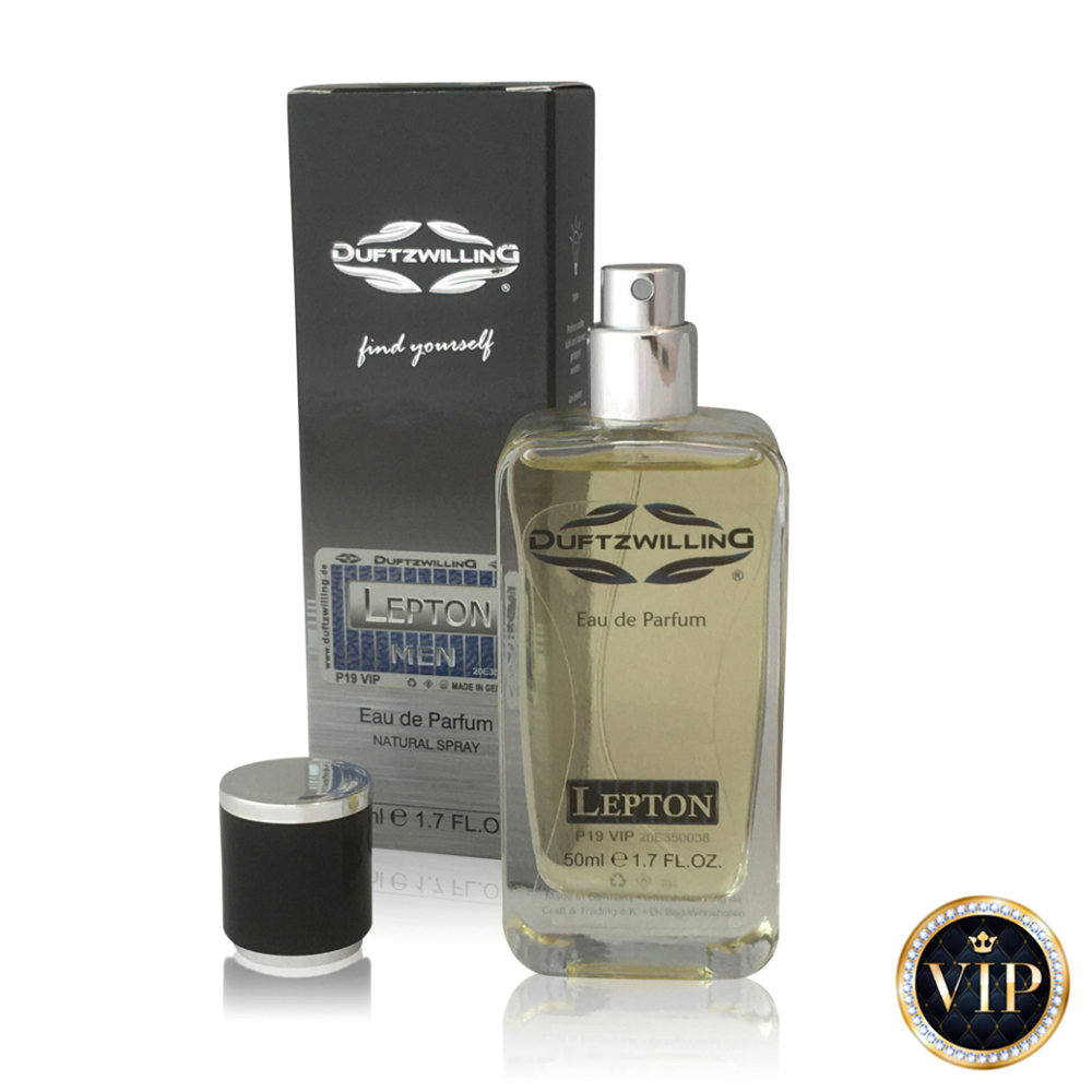 LEPTON - Eau de Parfum für HERREN von DuftzwillinG ® | P19 VIP | süss-würzig