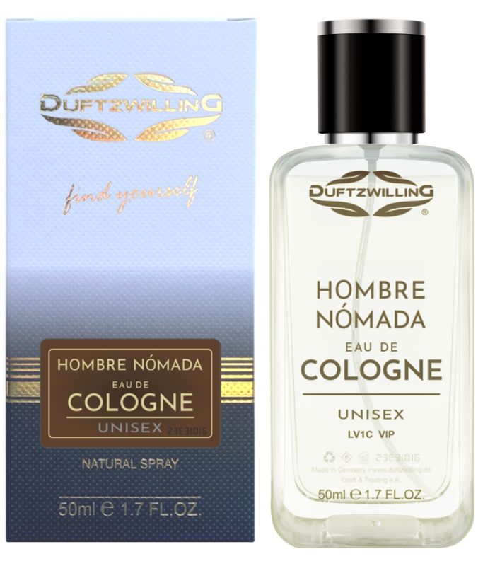 Eau de COLOGNE Version von HOMBRE NÓMADA - UNISEX für Damen und Herren | LV1C VIP