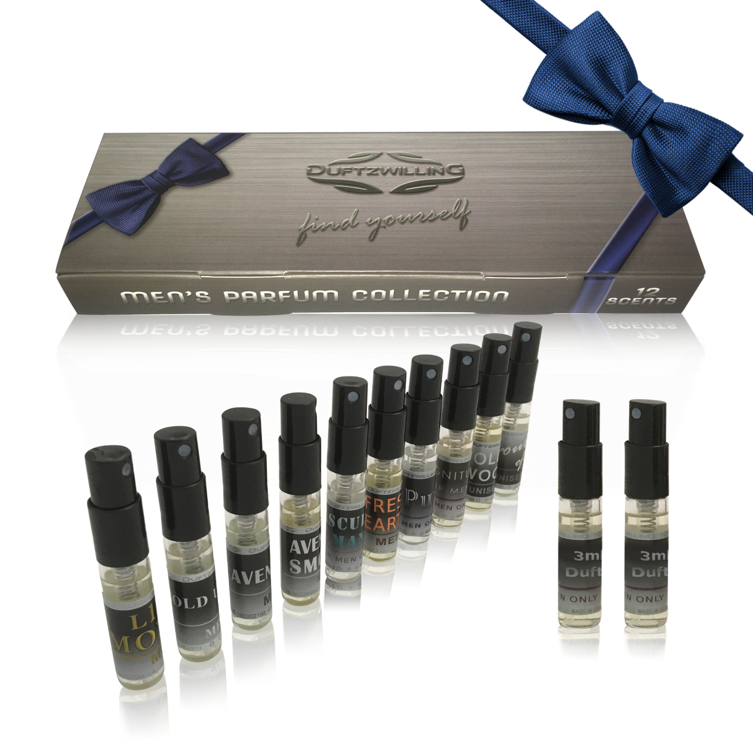 Perfume Duftproben Set Herren Geschenkbox Für Den Mann Mit 12 Parfümtester Top 10 Herren +2