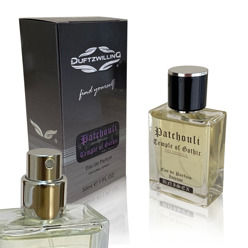 MEGA Autoparfüm PATCHOULY Autoduft PATCHOULI - TEMPLE OF GOTHIC intensiver Duft Düftöl Anhänger