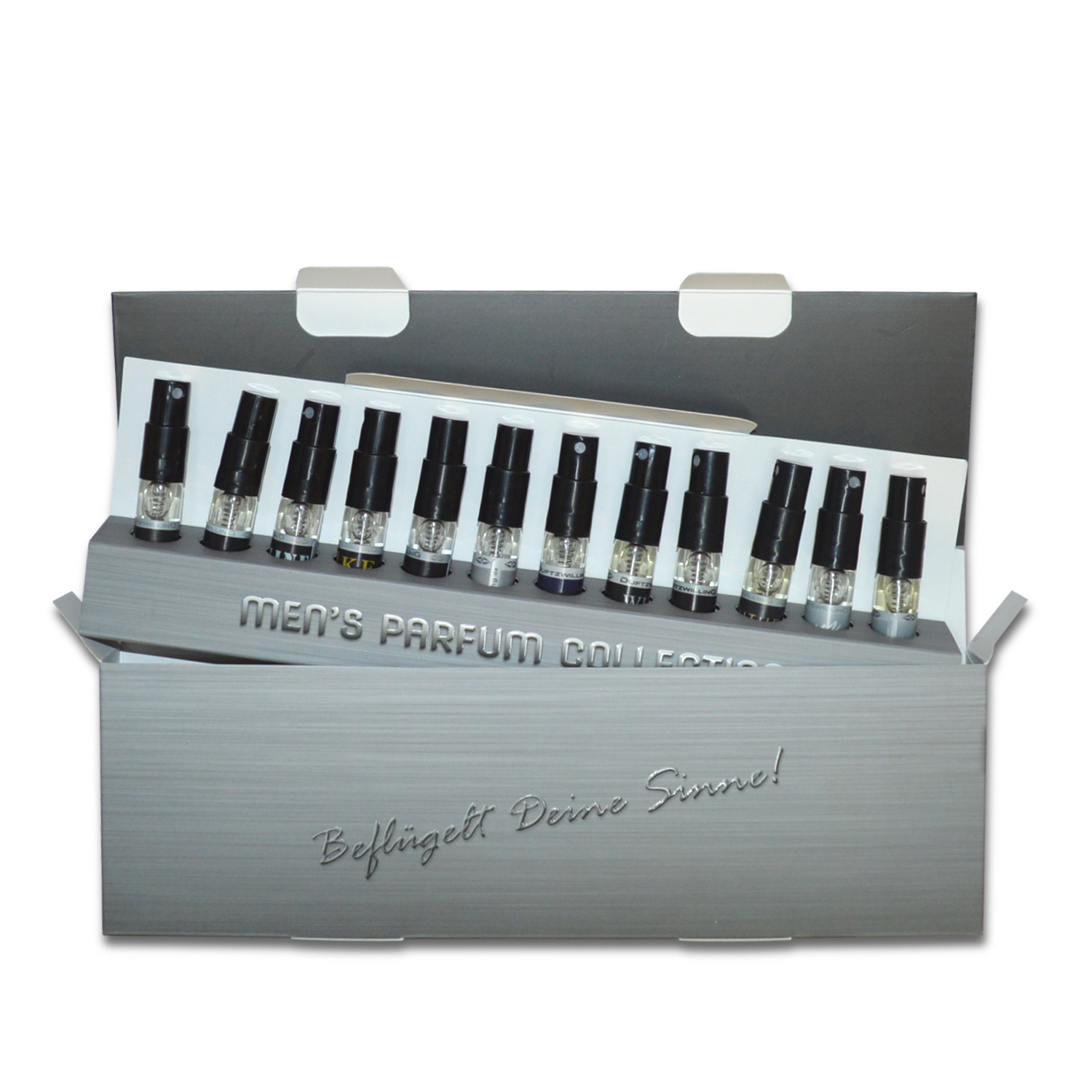 12er Kennenlern-Set für HERREN | 10 Herren- und 2 Unisex- Duftproben á 3ml Tester von DuftzwillinG