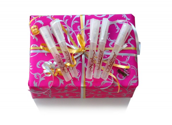 GeschenkBox für DAMEN 5x 8ml EdP Überraschungspaket Parfum-Schnupperbox