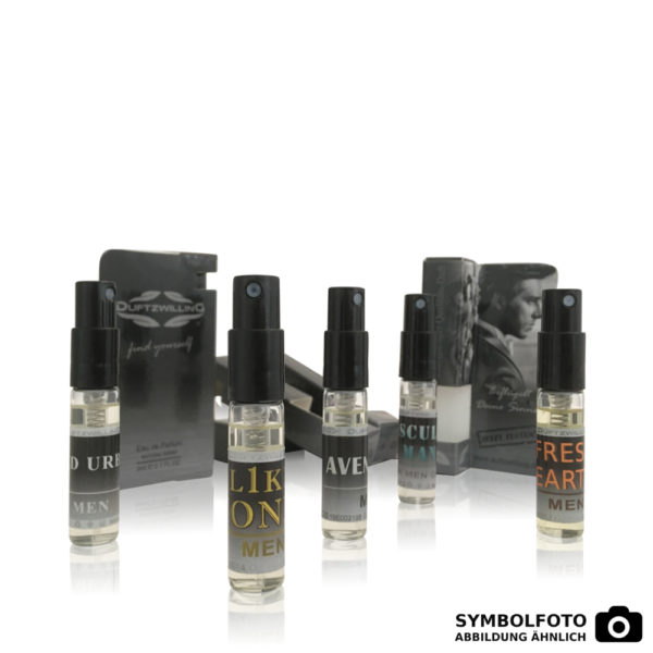 DuftzwillinG - Parfum günstig testen - mit 5 Bestseller Düfte für Herren, duftzwillinge online Parfümerie