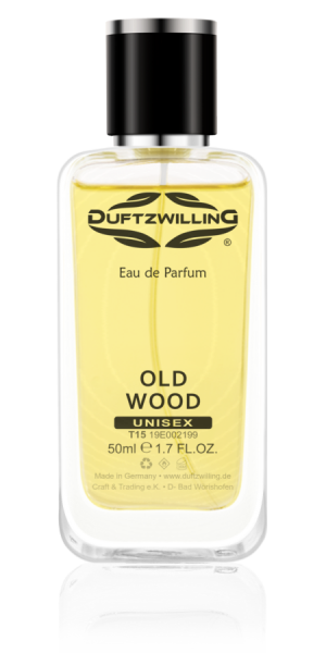 OLD WOOD – Eau de Parfum für DAMEN und HERREN von DuftzwillinG ® | T15 Unisex VIP