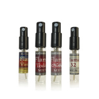 4 FLAME ° COLLECTION - 4x 3ml HERREN Eau de Parfum Duftprobe von allen Flame Versionen