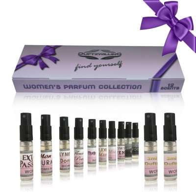 12er Kennenlern-Set für DAMEN 10 Damen- und Unisex- Duftproben á 3ml  Tester von DuftzwillinG